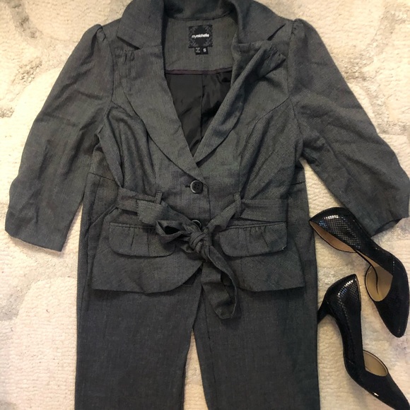 Jackets & Blazers - Suit jacket set pants and blazer